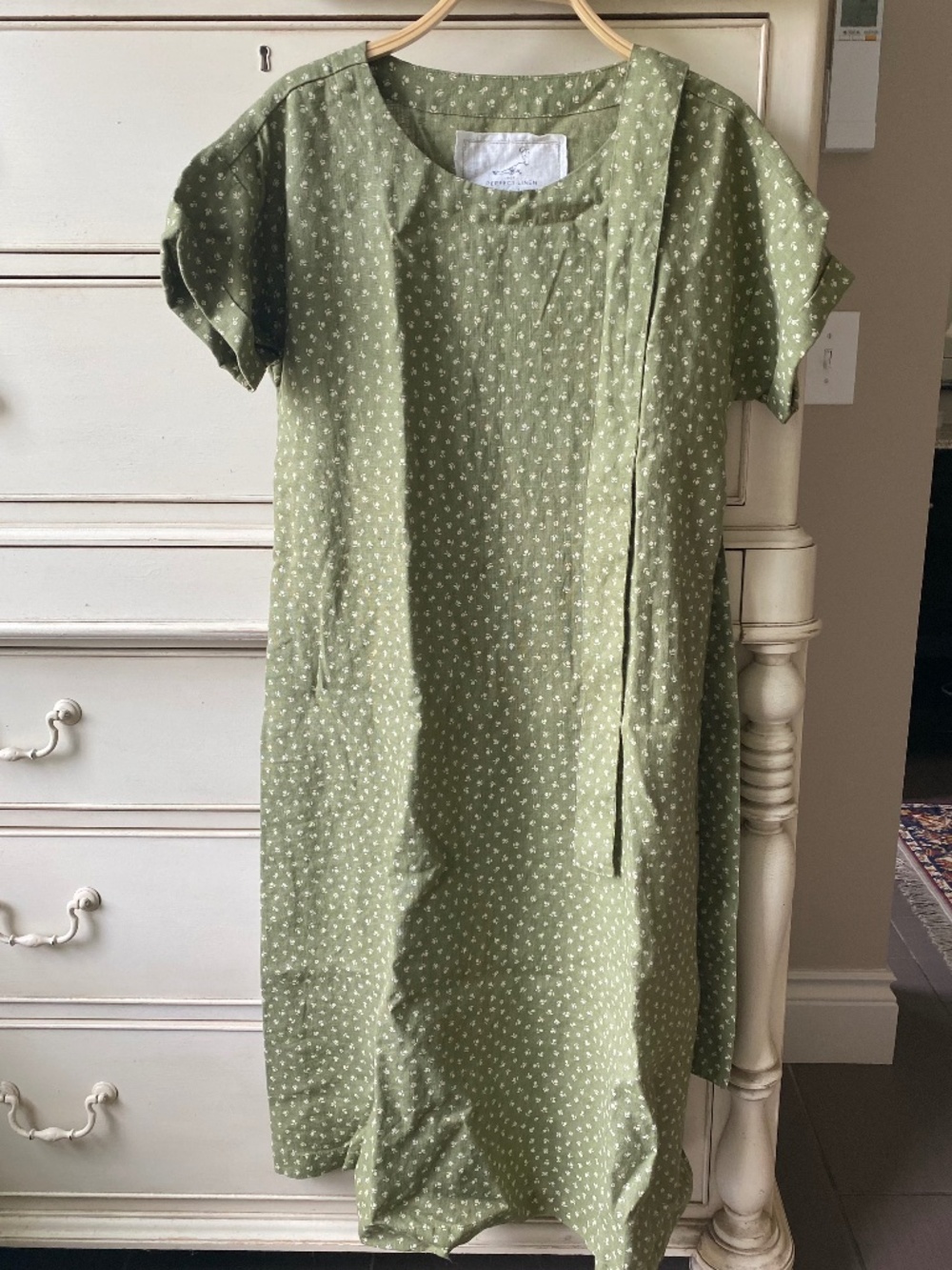 Rennes-2 Linen Dress - XS/S Herb Floral